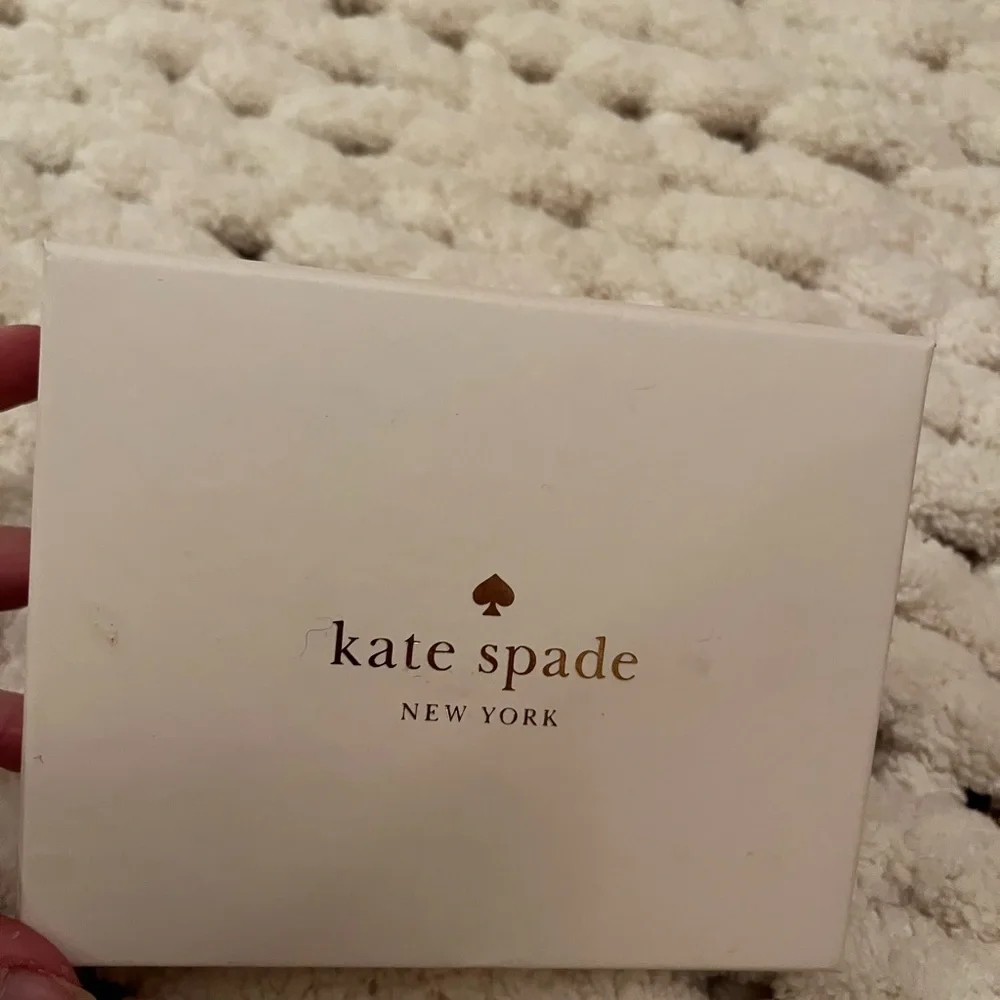 Kate Spade Gold Glitter Card Holder - Picture 4 of 4